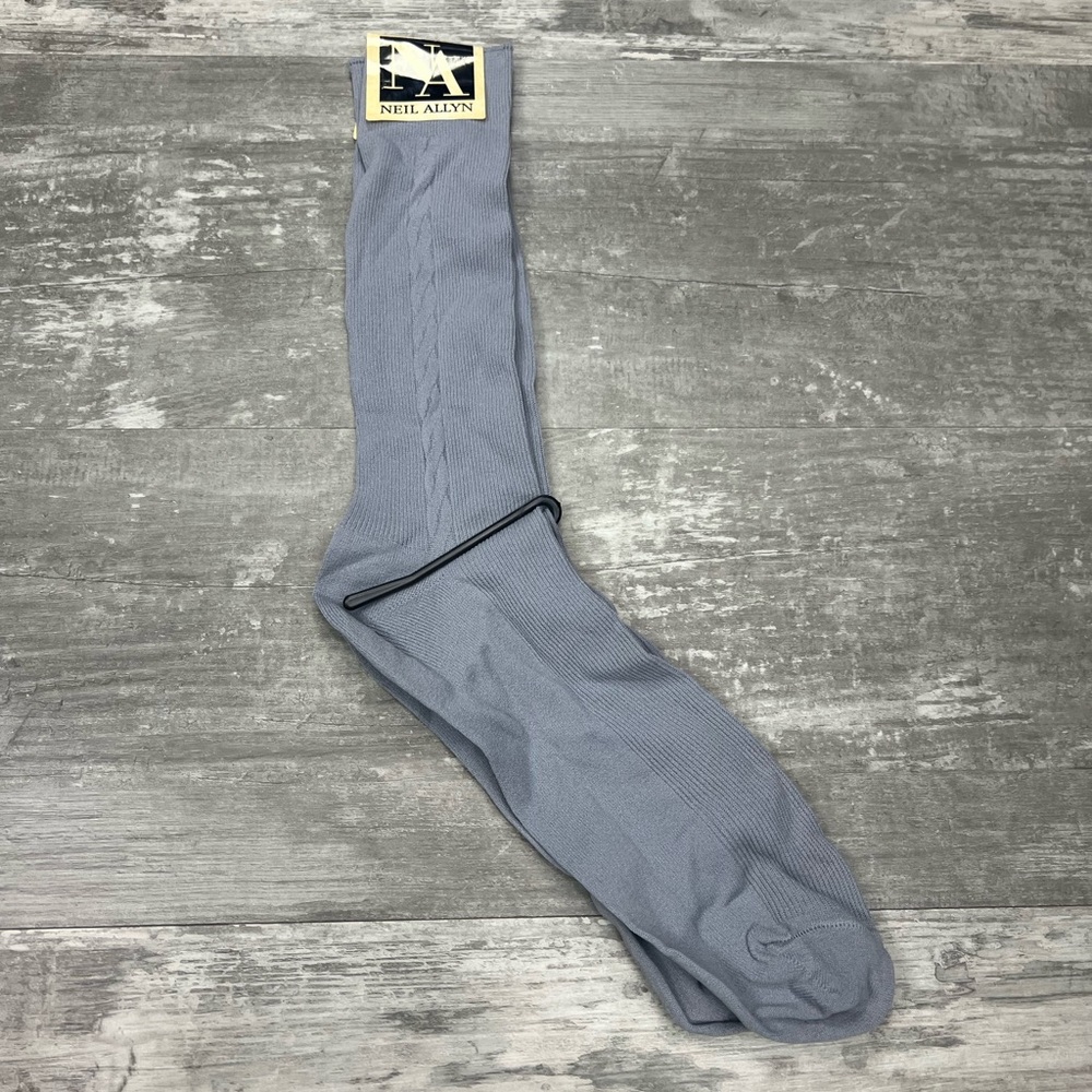 VTG NWT Neil Allyn Grey Dress Socks